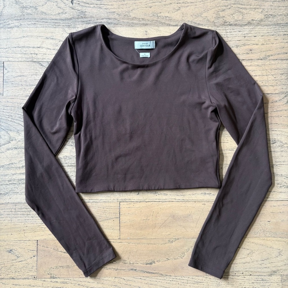 Babaton Contour Crew Cropped Longsleeve